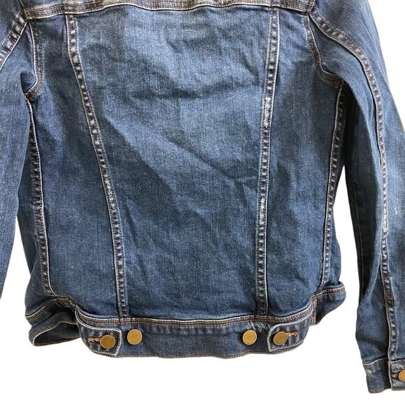 Articles of Society Denim Distressed Button Down Jean Jacket Sz XS - Picture 2 of 9